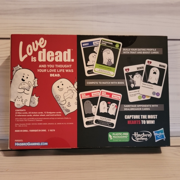 Love is Dead new sealed Hasbro card game - Picture 2 of 2
